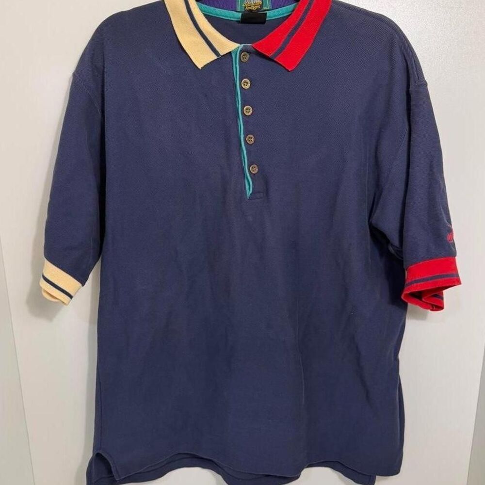 Dunbrooke Men's Navy and Blue Polo-shirts